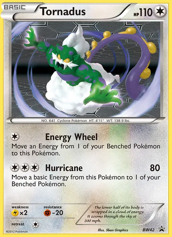 Tornadus, BW Black Star Promos BW42/101