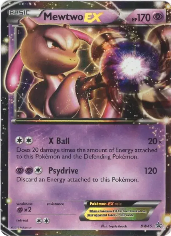 Mewtwo-EX, BW Black Star Promos BW45/101
