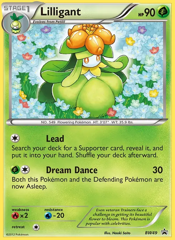 Lilligant, BW Black Star Promos BW49/101