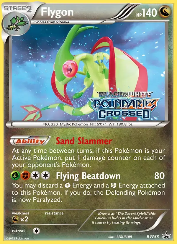 Flygon, BW Black Star Promos BW53/101