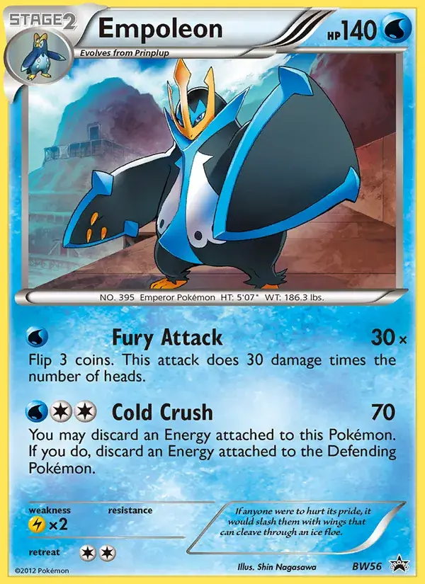 Empoleon, BW Black Star Promos BW56/101