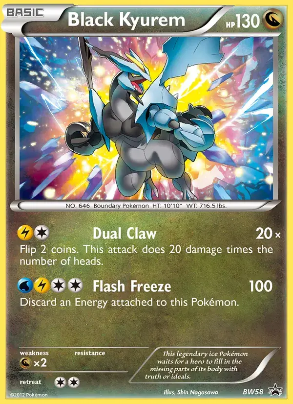 Black Kyurem, BW Black Star Promos BW58/101