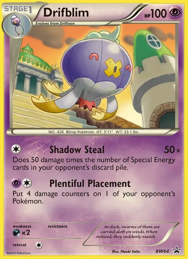 Drifblim, BW Black Star Promos BW64/101