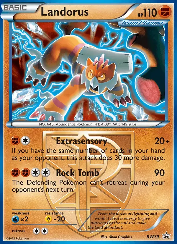 Landorus, BW Black Star Promos BW79/101