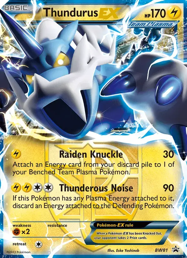 Thundurus-EX, BW Black Star Promos BW81/101