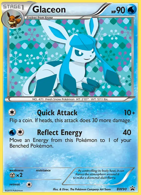Glaceon, BW Black Star Promos BW90/101