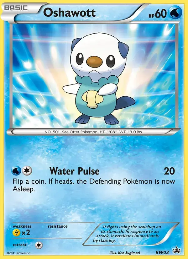 Oshawott, BW Black Star Promos BW03/101