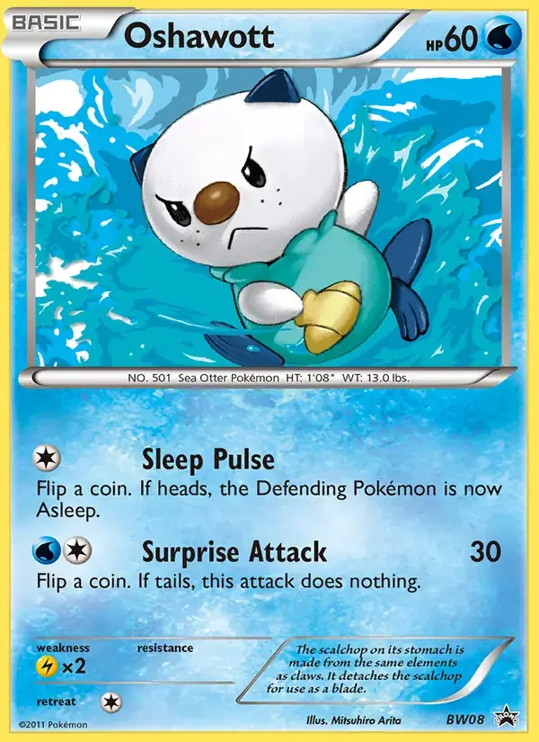 Oshawott, BW Black Star Promos BW08/101