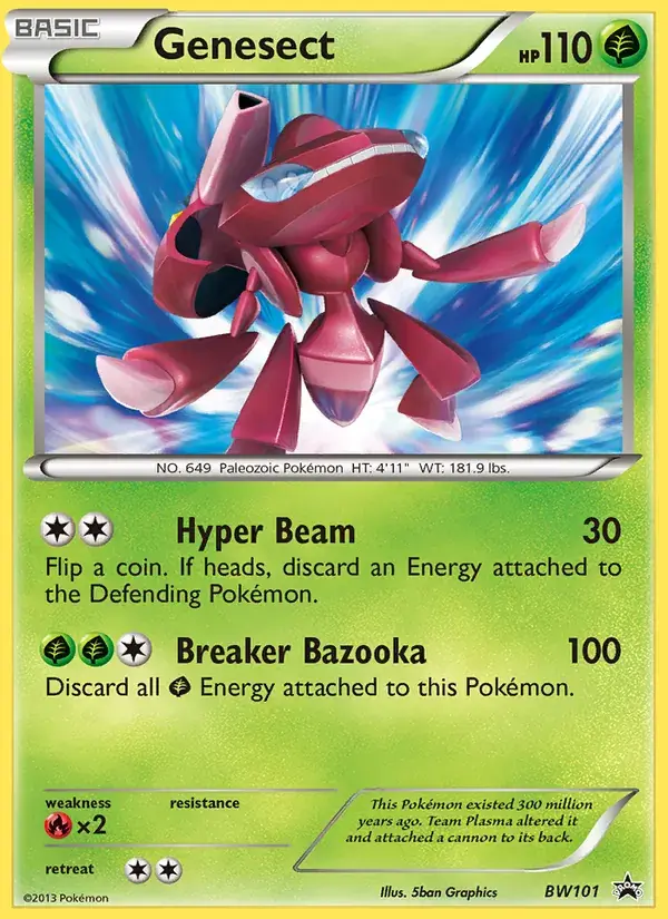 Genesect, BW Black Star Promos BW101/101