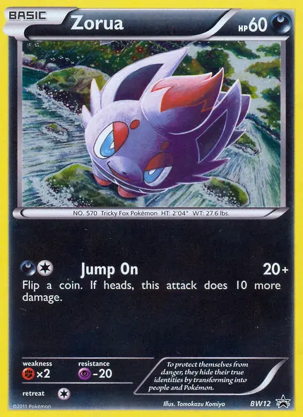 Zorua, BW Black Star Promos BW12/101