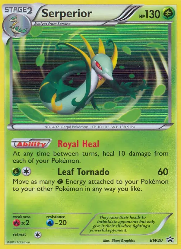Serperior, BW Black Star Promos BW20/101