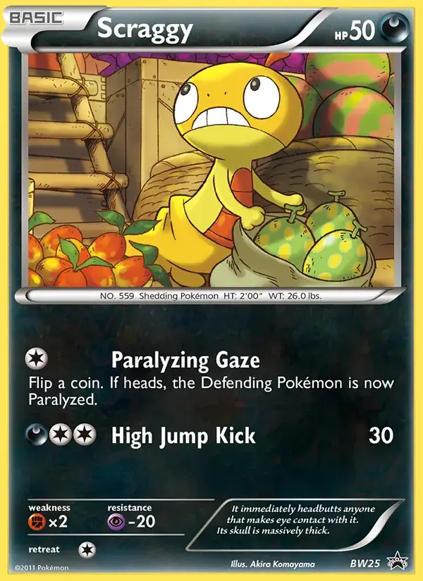 Scraggy, BW Black Star Promos BW25/101
