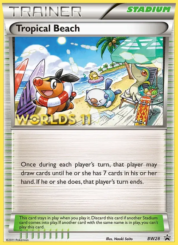 Tropical Beach, BW Black Star Promos BW28/101