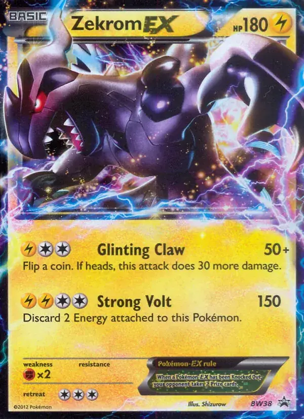 Zekrom-EX, BW Black Star Promos BW38/101