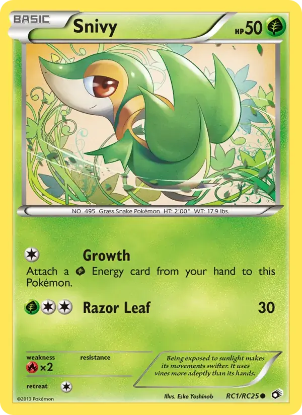 Snivy, Legendary Treasures RC1/113