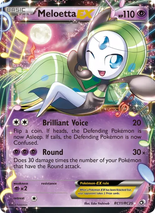 Meloetta-EX, Legendary Treasures RC11/113