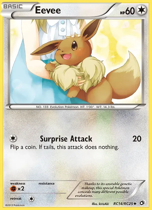 Eevee, Legendary Treasures RC14/113