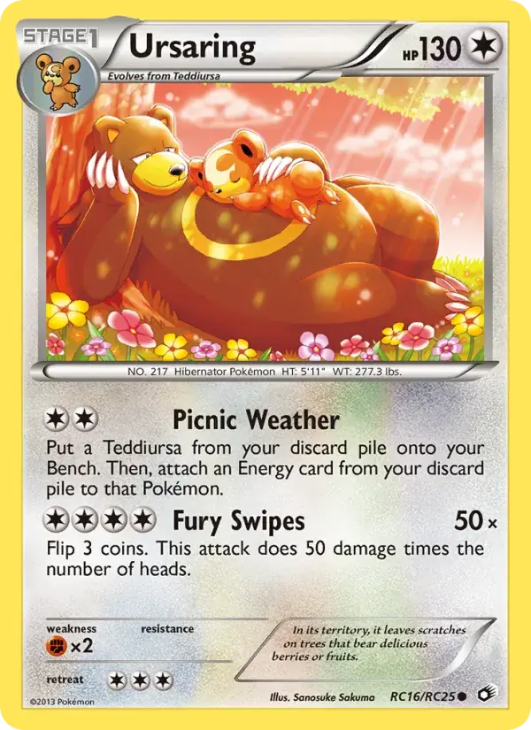 Ursaring, Legendary Treasures RC16/113