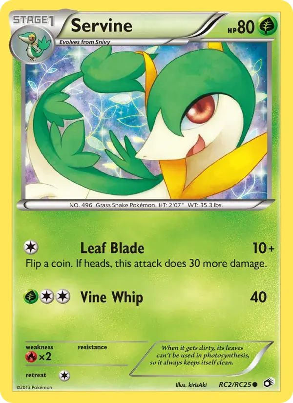 Servine, Legendary Treasures RC2/113