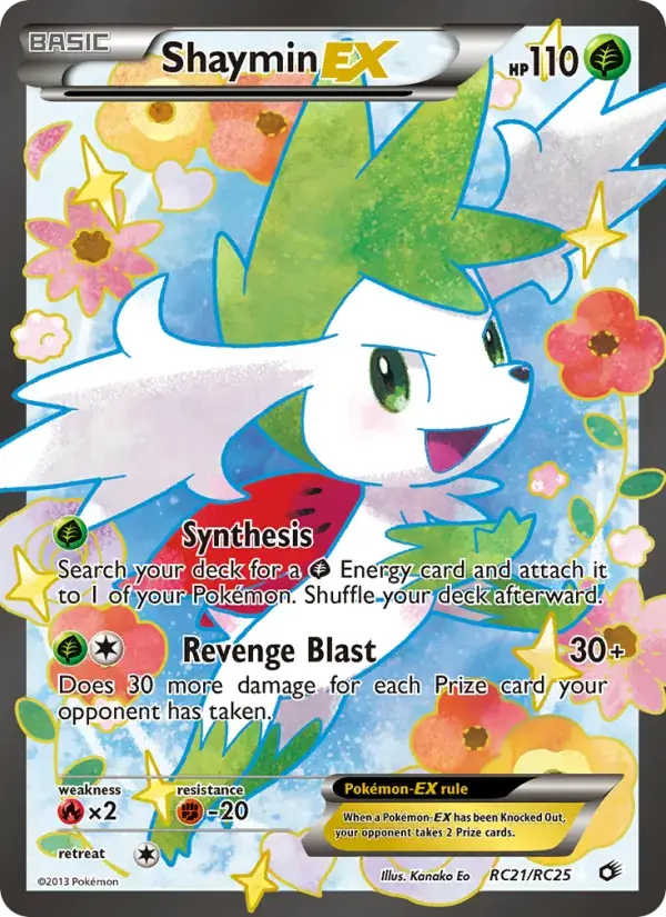 Shaymin-EX, Legendary Treasures RC21/113
