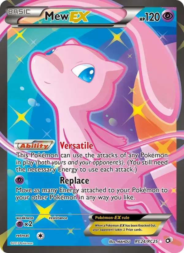 Mew-EX, Legendary Treasures RC24/113
