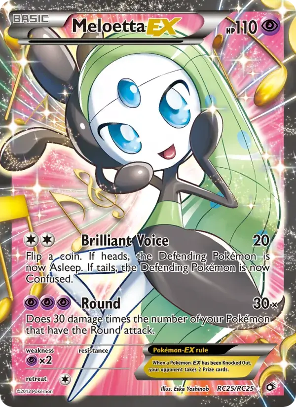 Meloetta-EX, Legendary Treasures RC25/113