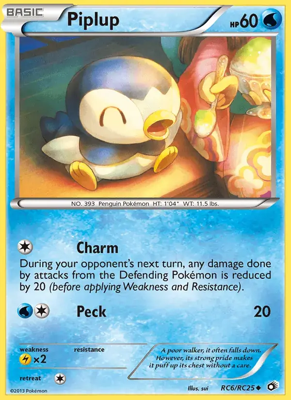 Piplup, Legendary Treasures RC6/113