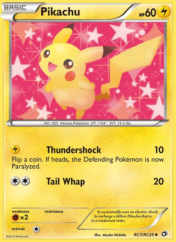 Pikachu, Legendary Treasures RC7/113