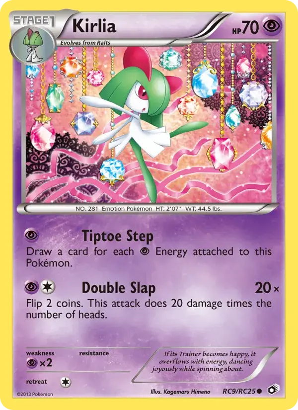 Kirlia, Legendary Treasures RC9/113