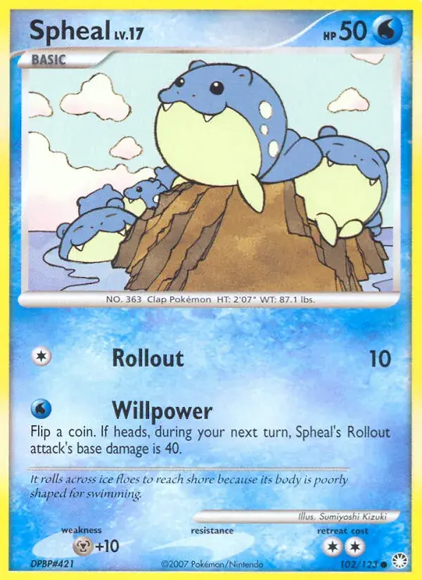 Spheal, Mysterious Treasures 102/123