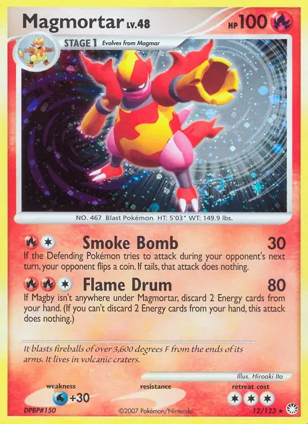 Magmortar, Mysterious Treasures 12/123