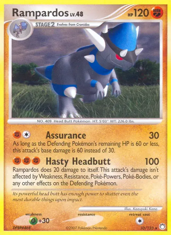 Rampardos, Mysterious Treasures 33/123