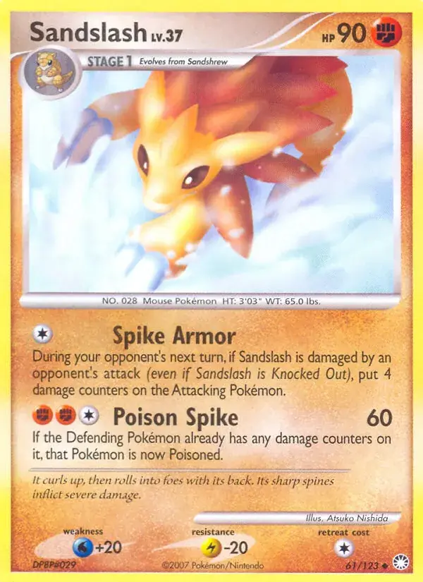 Sandslash, Mysterious Treasures 61/123