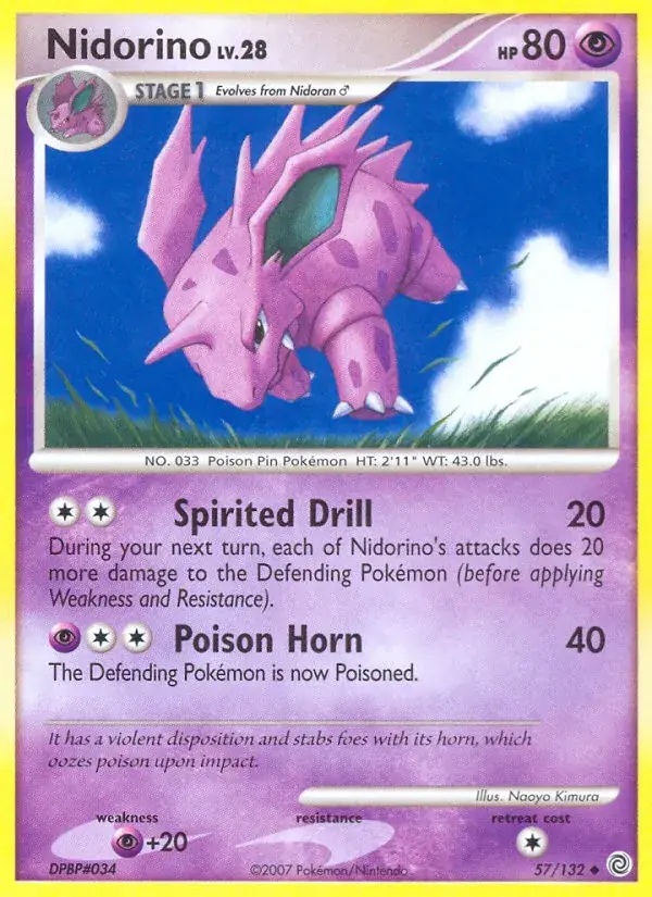 Nidorino, Secret Wonders 57/132
