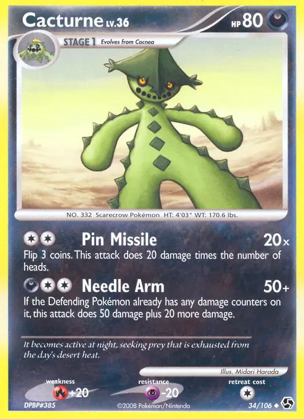 Cacturne, Great Encounters 34/106