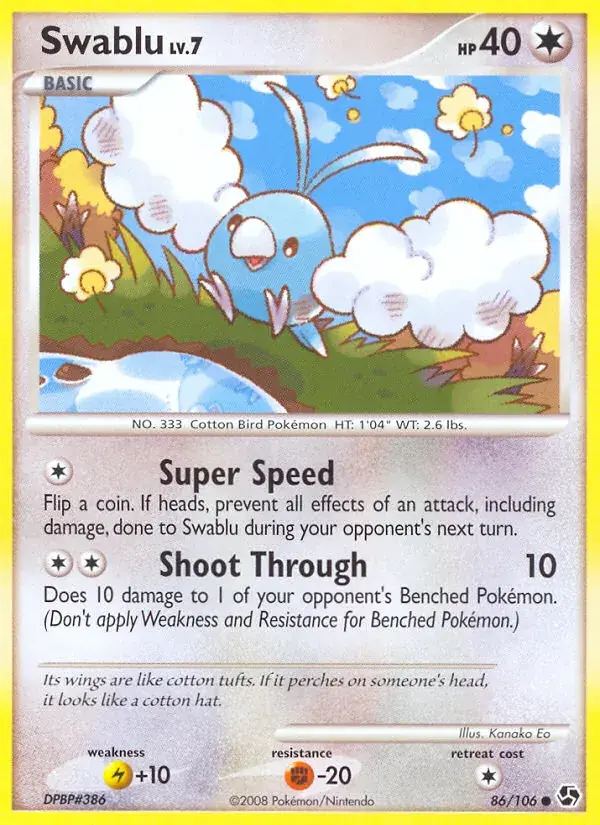 Swablu, Great Encounters 86/106