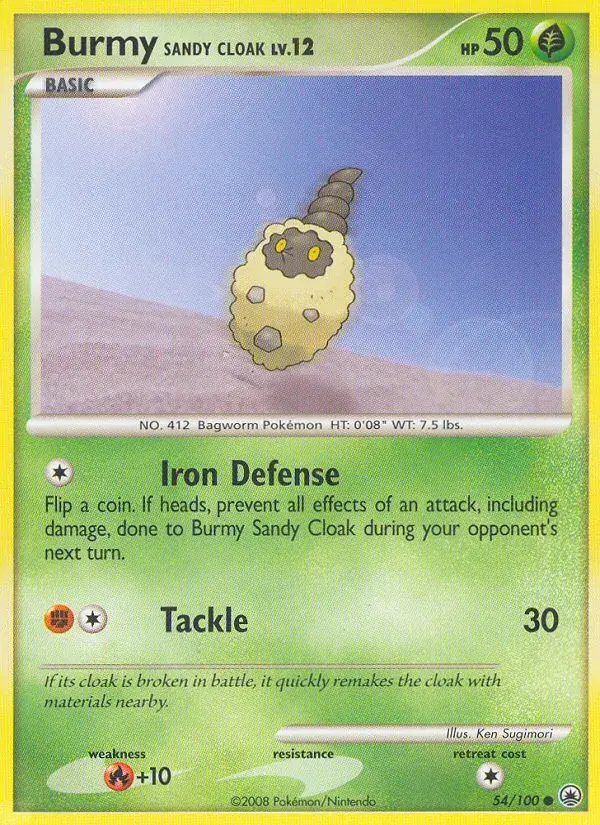 Burmy Sandy Cloak, Majestic Dawn 54/100
