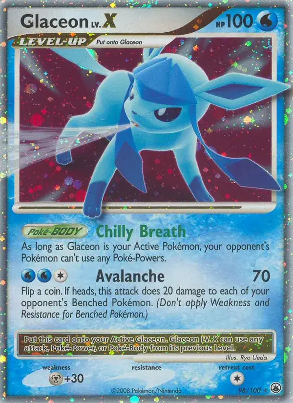 Glaceon, Majestic Dawn 98/100