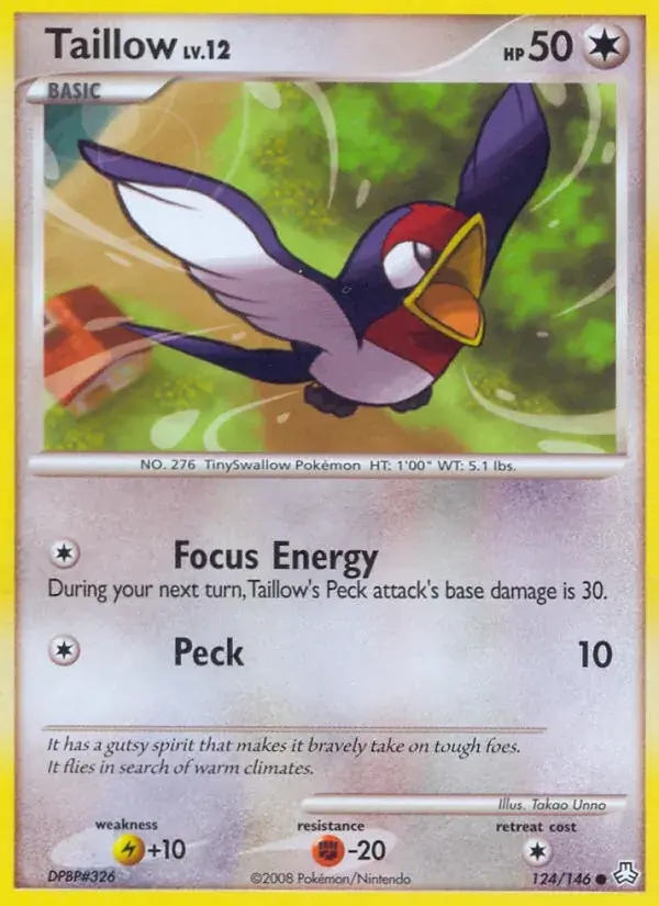 Taillow, Legends Awakened 124/146