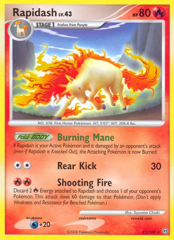 Rapidash, Stormfront 22/100