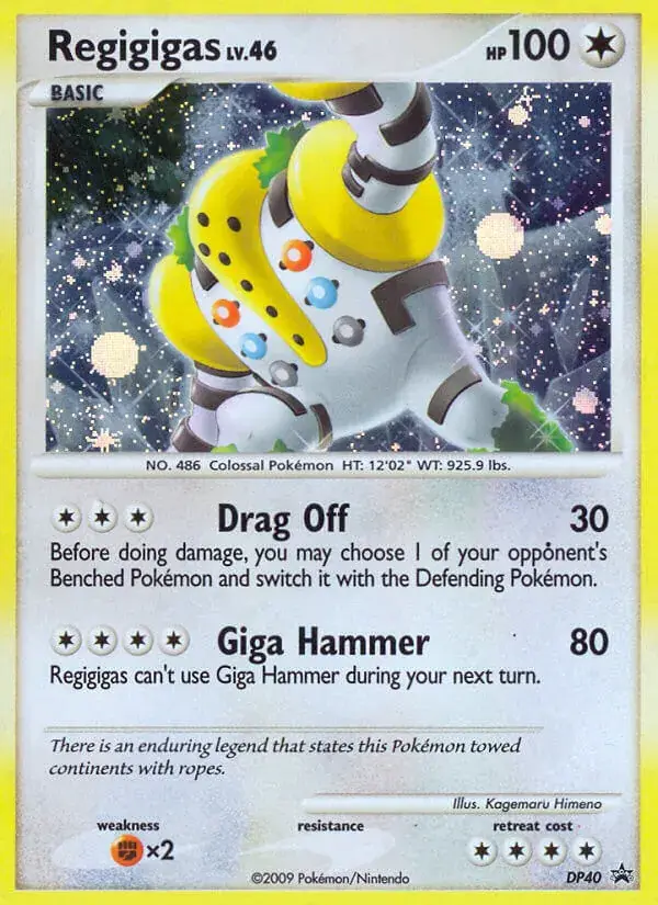 Regigigas, DP Black Star Promos DP40/56