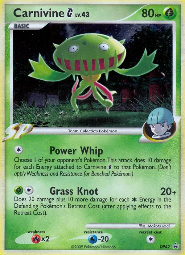 Carnivine G, DP Black Star Promos DP42/56