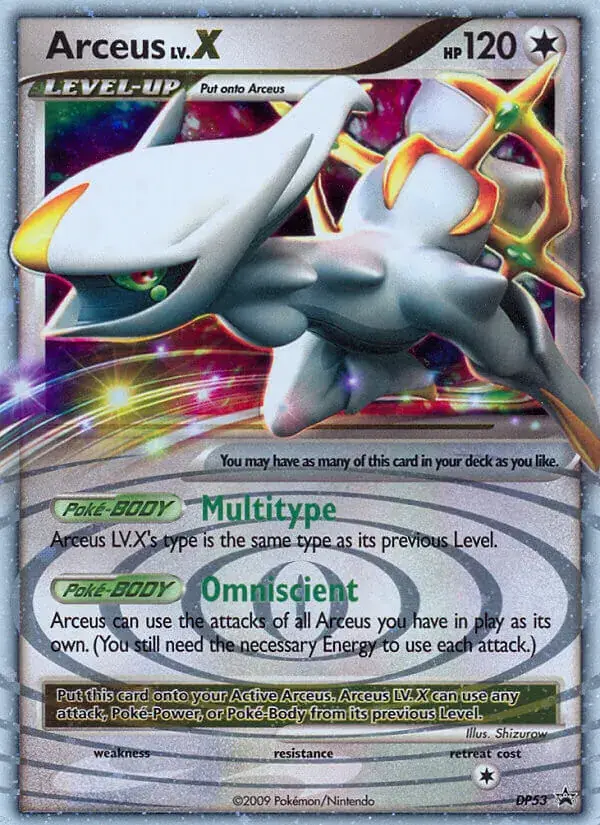 Arceus, DP Black Star Promos DP53/56