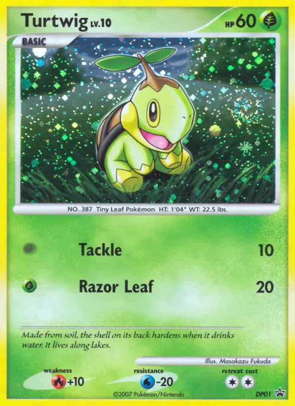 Turtwig, DP Black Star Promos DP01/56