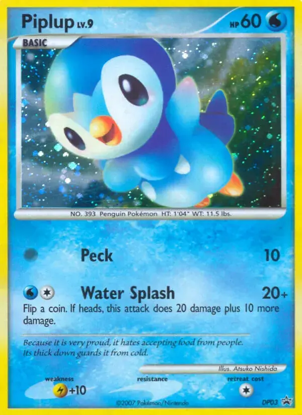 Piplup, DP Black Star Promos DP03/56