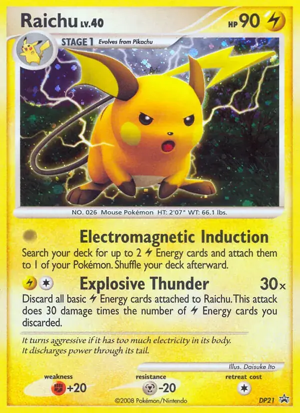 Raichu, DP Black Star Promos DP21/56