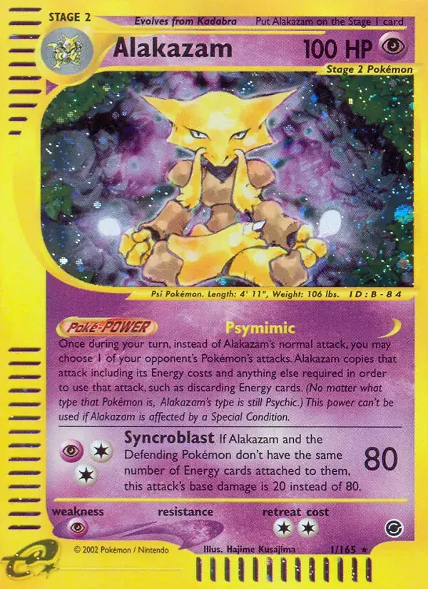 Alakazam, Expedition Base Set 1/165