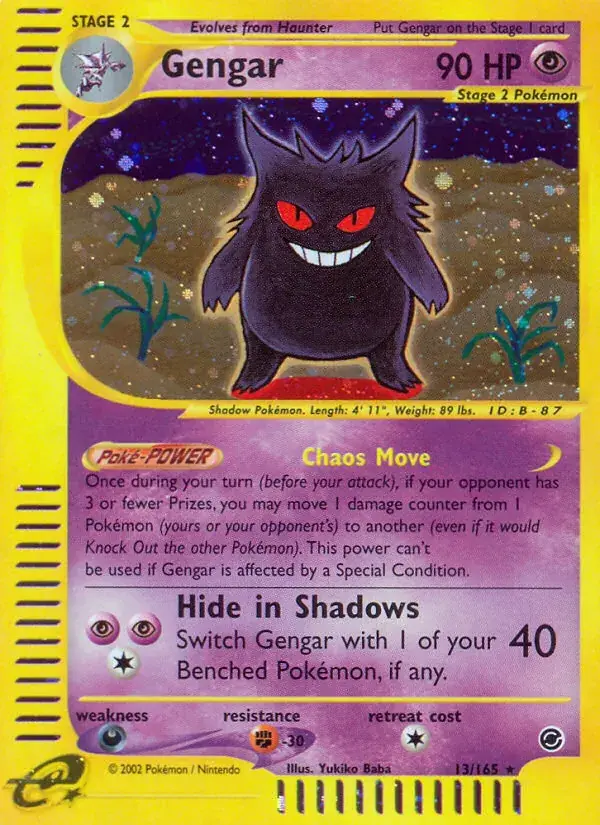 Gengar, Expedition Base Set 13/165