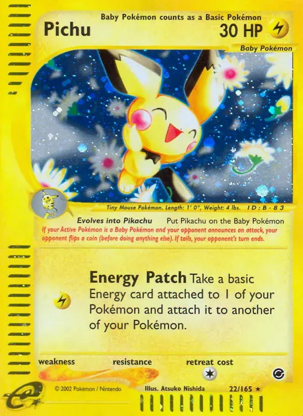 Pichu, Expedition Base Set 22/165