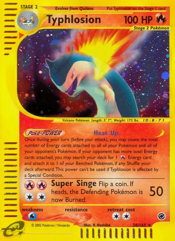 Typhlosion, Expedition Base Set 28/165